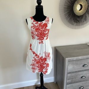J Crew Embroidered Shift Dress